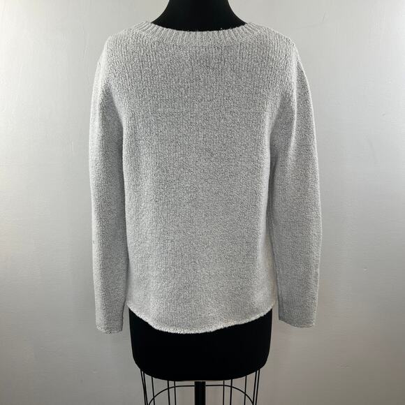 FEEL THE PIECE by Terre Jacobs Gray Crewneck Long Sleeve Pullover Sweater Sz M/L - Picture 5 of 7